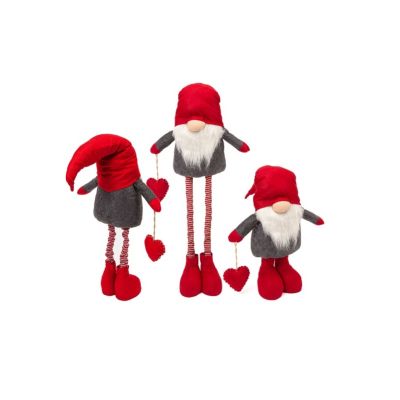 Фигурка Гном 83/128 см (красный/серый)