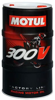 Моторное масло MOTUL 300 V 4T FL Road Racing SAE 10W40 (60л)