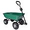 Садовая тележка-самосвал зеленая G201							
