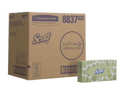 Гигиенические салфетки для лица Kimberly-Clark SCOTT 8837 21х100л.