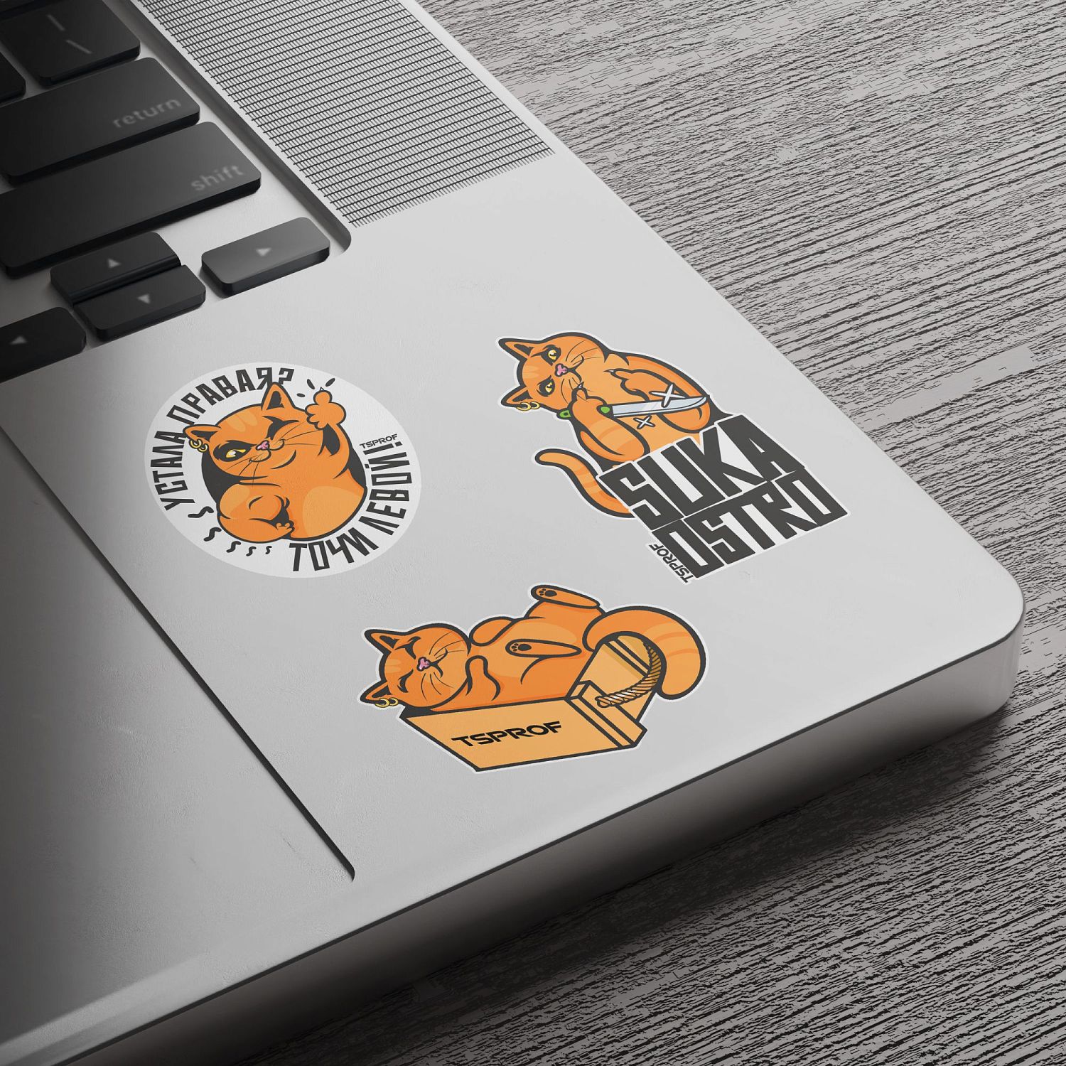 Набор стикеров TSPROF «Хоба», A5