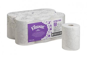 Бумажные полотенца в рулонах Kimberly-Clark Kleenex Ultra Slimroll 6781, двухслойные