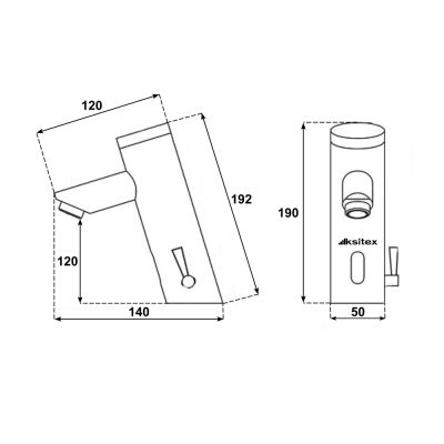 Смеситель автоматический Ksitex М-3388