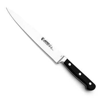 Нож слайсер для тонкой нарезки Jero Forja 21 см черная рукоять