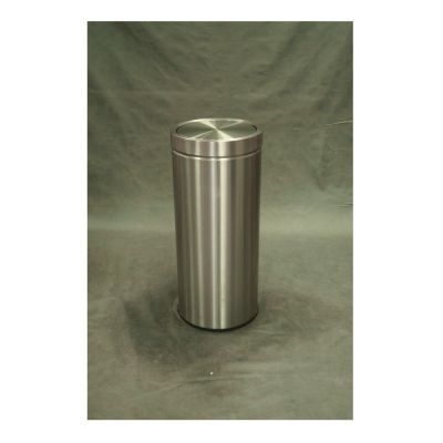 Урна для мусора c плавающей крышкой "Ву-Тенг" шлифованная, 12 л