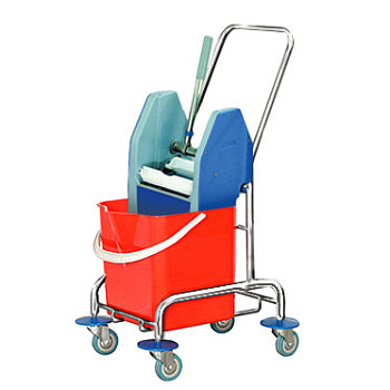 Тележка уборочная на хромированной базе 5801