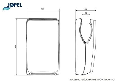 Электросушилка автоматическая Jofel Tifon AA25950