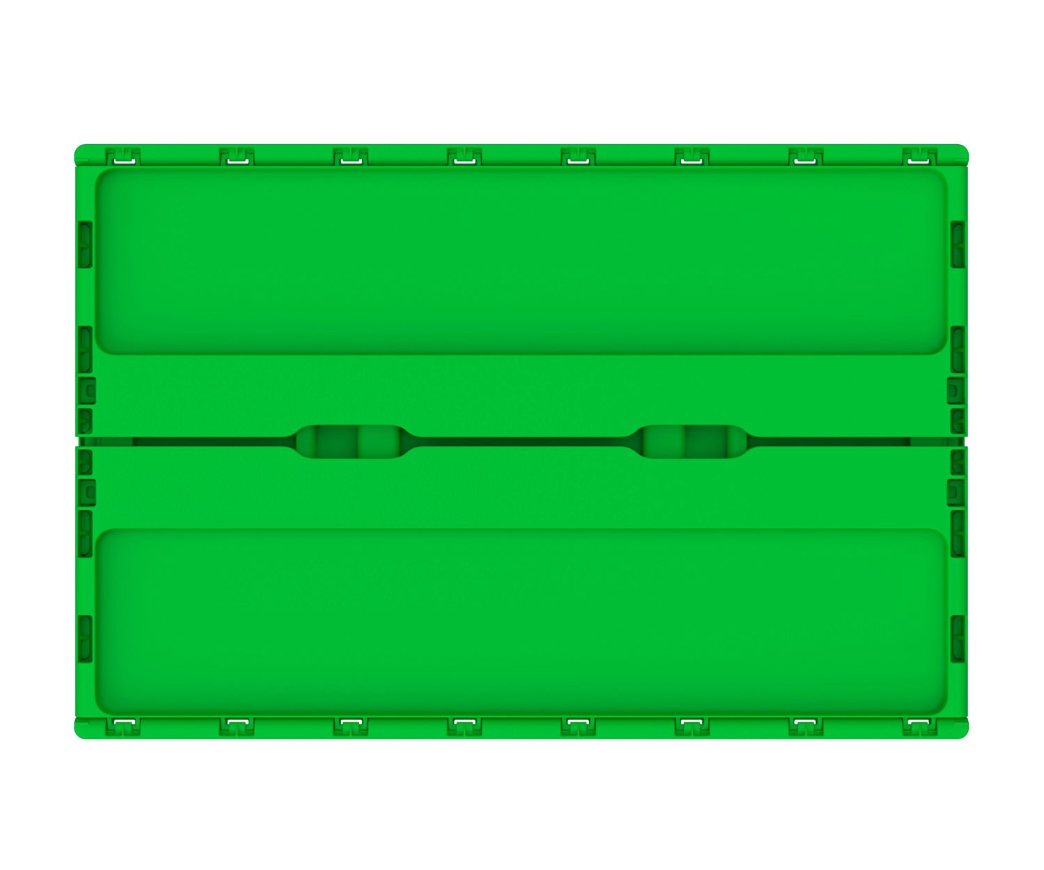 Ящик складной с кнопками-фиксаторами (ударопрочный, морозостойкий) АП 488, комплект 7 штук