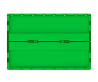 Ящик складной с кнопками-фиксаторами (ударопрочный, морозостойкий) АП 488, комплект 7 штук