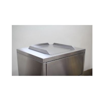 Урна для фудкорта "Мега-3" с порошковой покраской по каталогу Ral