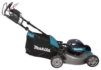 Газонокосилка аккумуляторная Makita LM002GZ XGT 40v MAX, 1900 Вт, дека 53 см, травосб. 70 л, привод 1,5-5 км/ч, 4в1, WG, без акб и ЗУ