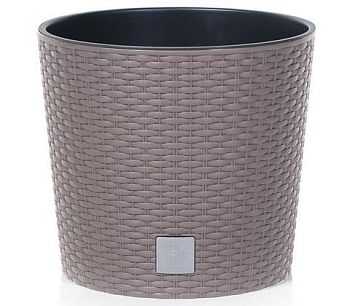 Кашпо для цветов RATO ROUND DRTUS300L-S433 антрацит 2 предмета 15 и 15.3л							