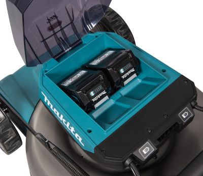 Газонокосилка аккумуляторная Makita LM002GZ XGT 40v MAX, 1900 Вт, дека 53 см, травосб. 70 л, привод 1,5-5 км/ч, 4в1, WG, без акб и ЗУ