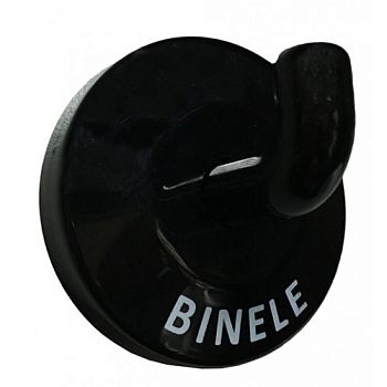 Крючок для одежды BINELE sHook, черный, арт. HS01PB