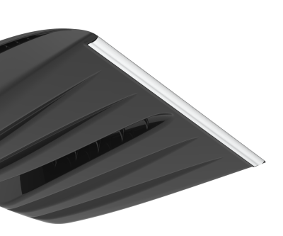 Лопата снеговая с металлической планкой и пластмассовой ручкой «Титан» 470×360мм