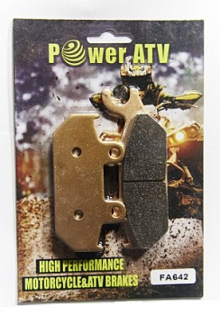 Колодки тормозные Yamaha Viking 700 (f/l) передние левые Poweratv FA642