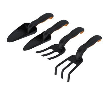 Набор садового инструмента "Агроном Премиум" №1 (Совок широкий, совок узкий, рыхлитель, вилка)