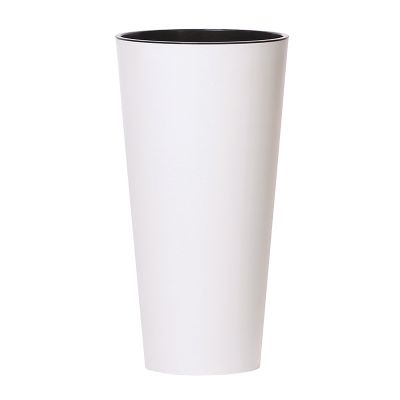 Кашпо для цветов TUBUS SLIM белый 15 и 27л