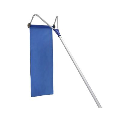 Скребок для уборки снега с крыш с тканью сборный 415х6500 мм