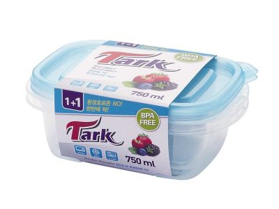 Набор из 3-х пластиковых контейнеров BPA FREE BS-013 750 мл.