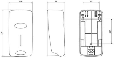 Дозатор для жидкого мыла Jofel AC27050