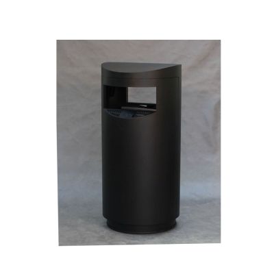 Урна-пепельница "Терминал" 60 л. с покраской, черный