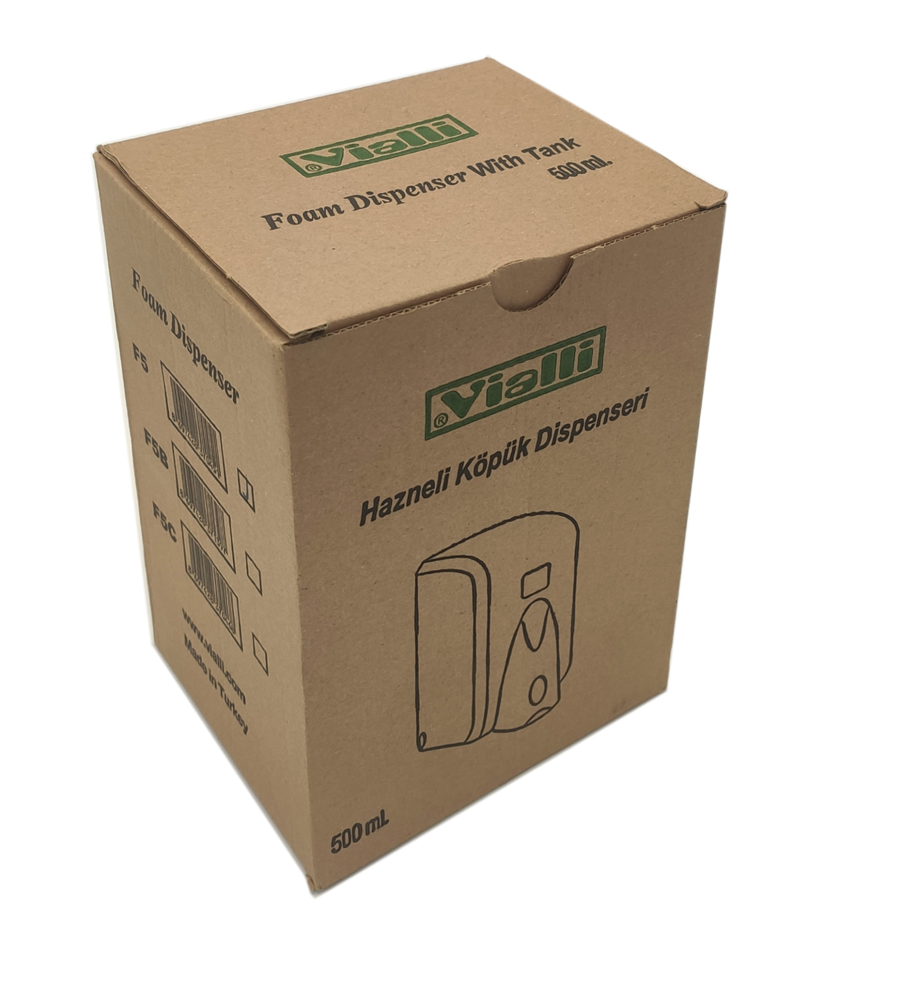 Дозатор для дезинфицирующих средств/мыла Vialli F5