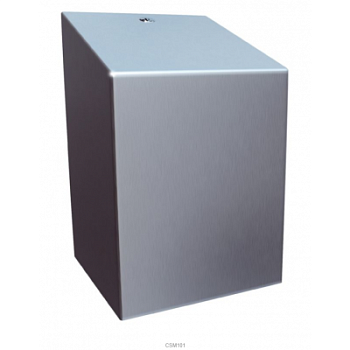 Диспенсер бумажных полотенец в рулонах с центральной вытяжкой MERDA STELLA MAXI металлический матовый CSM101