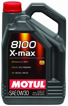 Моторное масло MOTUL 8100 X-max 0W30 (5 л.)