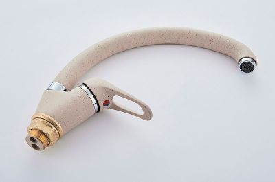 СМЕСИТЕЛЬ LEDEME L5913K ДЛЯ КУХНИ, ГРАНИТНЫЙ БЕЖЕВЫЙ