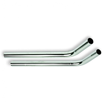 Трубка удлинитель изогнутая 38мм (металл)