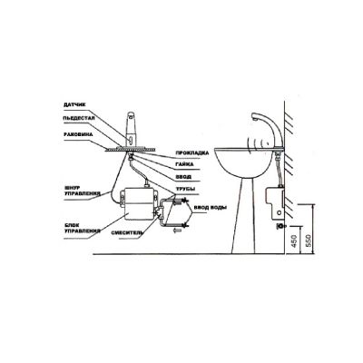 Смеситель автоматический Ksitex М-3088