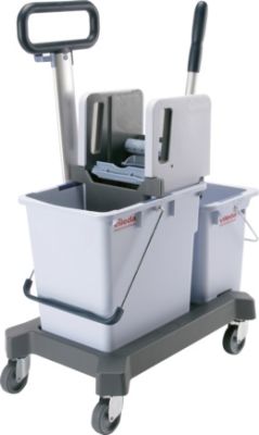 Одноведерная система 25л Vileda с вертикальным отжимом на платформе без транспортировочной ручки 149098